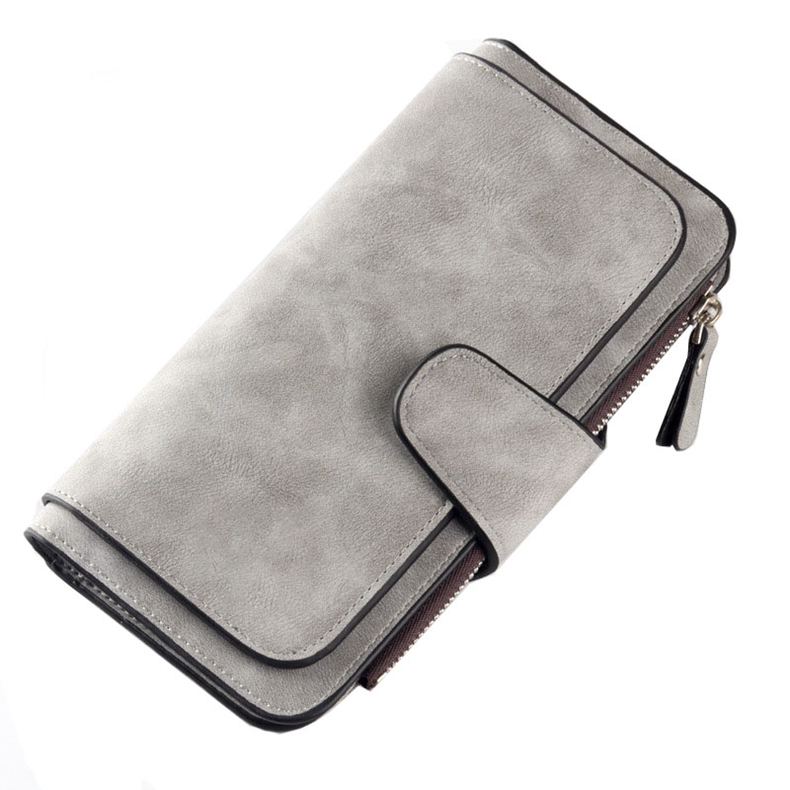 thumbnail image 2 of Billetera de moda para mujeres - Cartera de cuero, tarjetero múltiple, diseño de hebilla - para accesorios de bolsos de fiesta diarios, 2 of 2